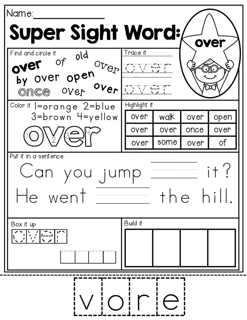 3自然拼读SightWords(启蒙阅读高频词）_幼小衔接全套_幼小衔接资料大全_幼小衔接资料1️⃣_017高频词翻翻卡500页_五个级别高频词SightWords练习纸​