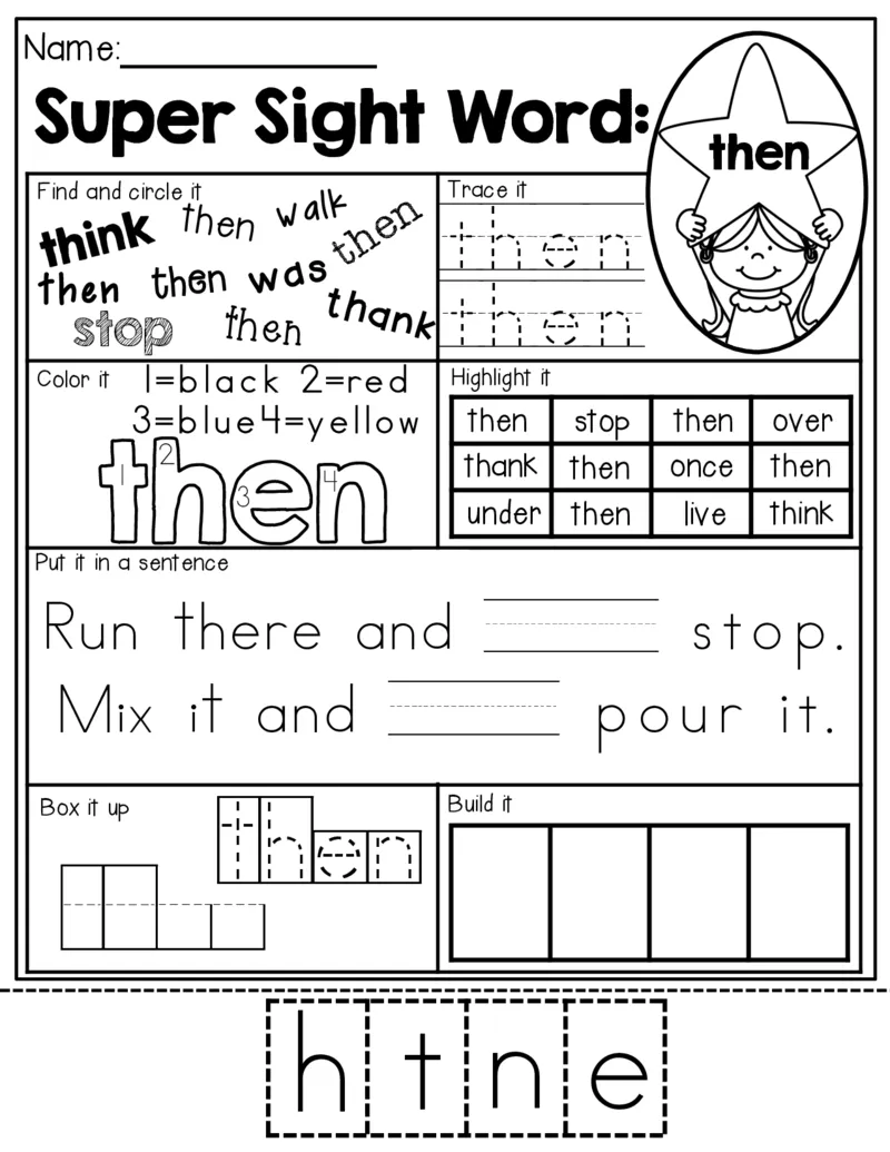 3自然拼读SightWords(启蒙阅读高频词）_幼小衔接全套_幼小衔接资料大全_幼小衔接资料1️⃣_017高频词翻翻卡500页_五个级别高频词SightWords练习纸​