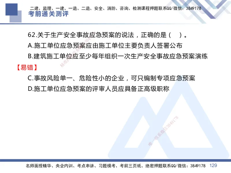 01.2025王晓丹-考前通关测评-管理1_2026年一级建造师_2026年一建管理_2025年一建管理SVIP_04-冲刺串讲✿考点强化✿小灶集训_40-管理《考前通关测评》王晓丹HX_讲义
