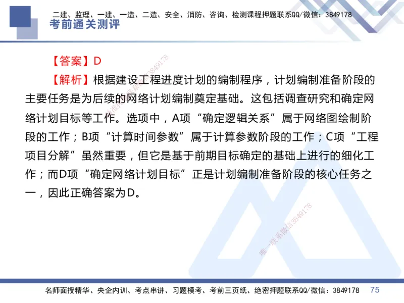 01.2025王晓丹-考前通关测评-管理1_2026年一级建造师_2026年一建管理_2025年一建管理SVIP_04-冲刺串讲✿考点强化✿小灶集训_40-管理《考前通关测评》王晓丹HX_讲义