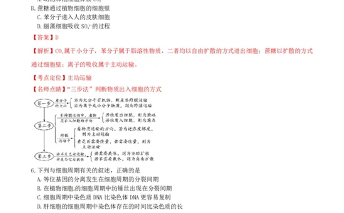 2016年高考生物试卷（海南）（解析卷）_生物历年高考真题_新&middot;PDF版2008-2025&middot;高考生物真题_生物（按省份分类）2008-2025_2008-2024&middot;（海南）生物高考真题