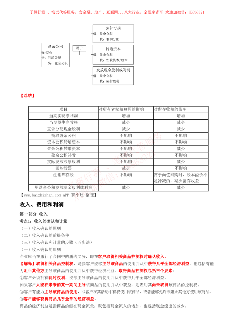 课时1：会计专项-会计知识高频考点复习讲义_2025春招题库汇总_八大题库-1_04八大汇总_立信_7、立信综合资料整理_立信会计专业能力专业知识点讲义整理