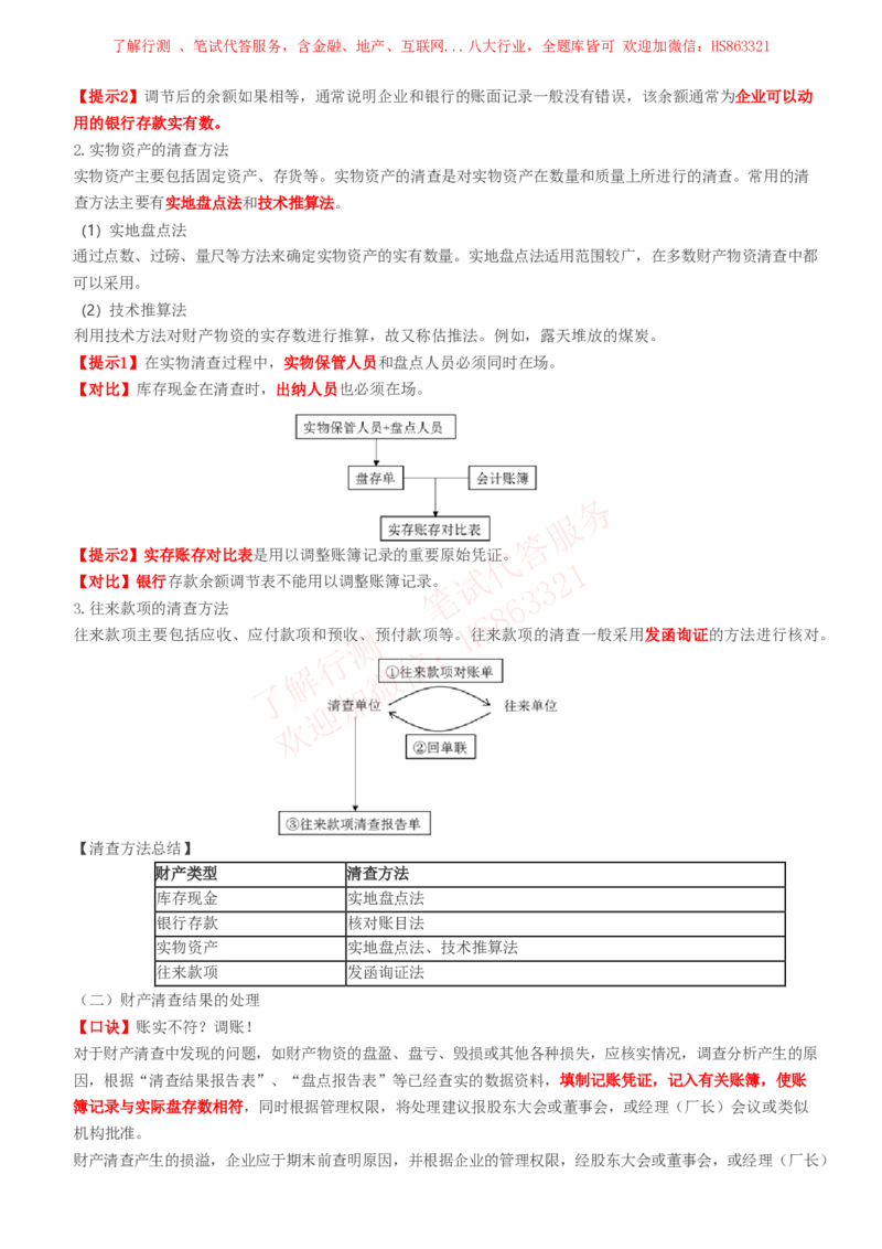 课时1：会计专项-会计知识高频考点复习讲义_2025春招题库汇总_八大题库-1_04八大汇总_立信_7、立信综合资料整理_立信会计专业能力专业知识点讲义整理