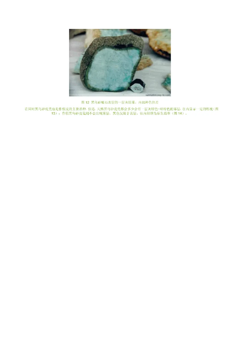 缅甸翡翠赌石皮壳的主要类型_X018-玉石珠宝鉴定教程最新合集_8、玉石翡翠鉴定与投资电子资料