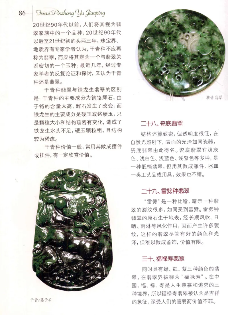 翡翠品种与鉴评_X018-玉石珠宝鉴定教程最新合集_6、翡翠鉴定专题全套课程_翡翠电子书_翡翠品评