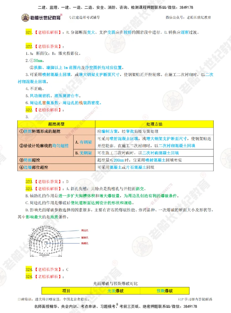06老船长一建公路&mdash;&mdash;点题强化直播06-答案_2026年一级建造师_2026年一建公路_2025年一建公路SVIP_04-冲刺串讲✿考点强化✿小灶集训_21-公路《点题强化班》老船长JQ推荐_讲义