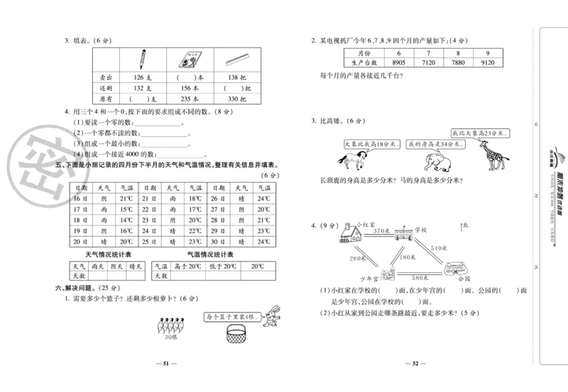 《期末冲刺优选卷》二年级下册数学苏教版_2024年人教版小学数学一二三四五六年级上册下册期中期末试a0747_小学全科《同步练习+精品试卷》打包下载（1-6年级单元月考期中期末试卷）