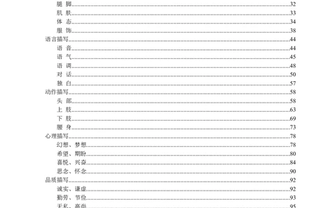 1、小学语文好词好句好段（一）108页_语文好词好句描写_01、写作经典好词、好句、好段集锦（307页）