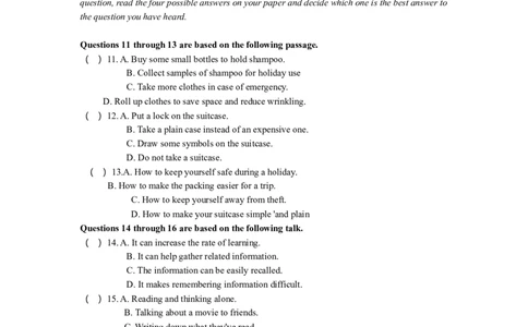 2017年高考英语试卷（上海）（秋考）（空白卷）_英语历年高考真题_新&middot;Word版2008-2025&middot;高考英语真题_英语（按年份分类）2008-2025_2017&middot;高考英语真题