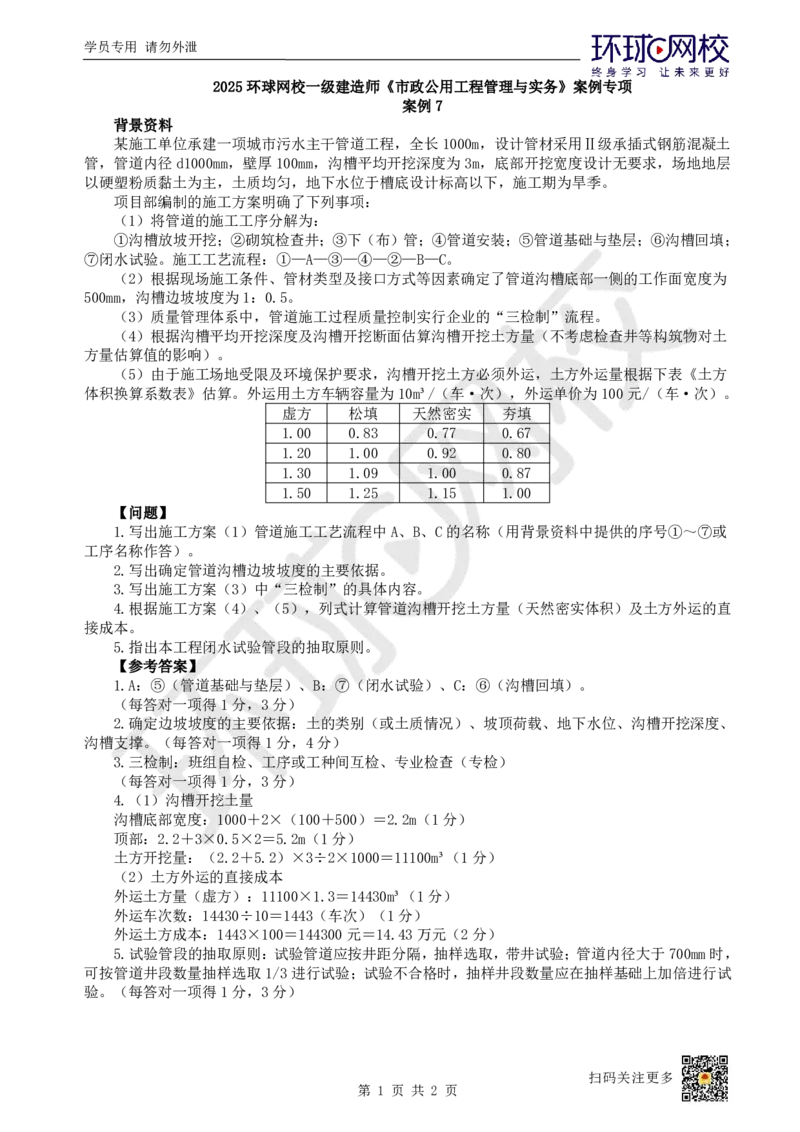 07.（董雨佳）2025一建市政案例专项-案例7_2026年一级建造师_2026年一建市政_2025年一建市政SVIP_04-冲刺串讲✿考点强化✿小灶集训_32-市政《案例专项班》董雨佳HQ推荐