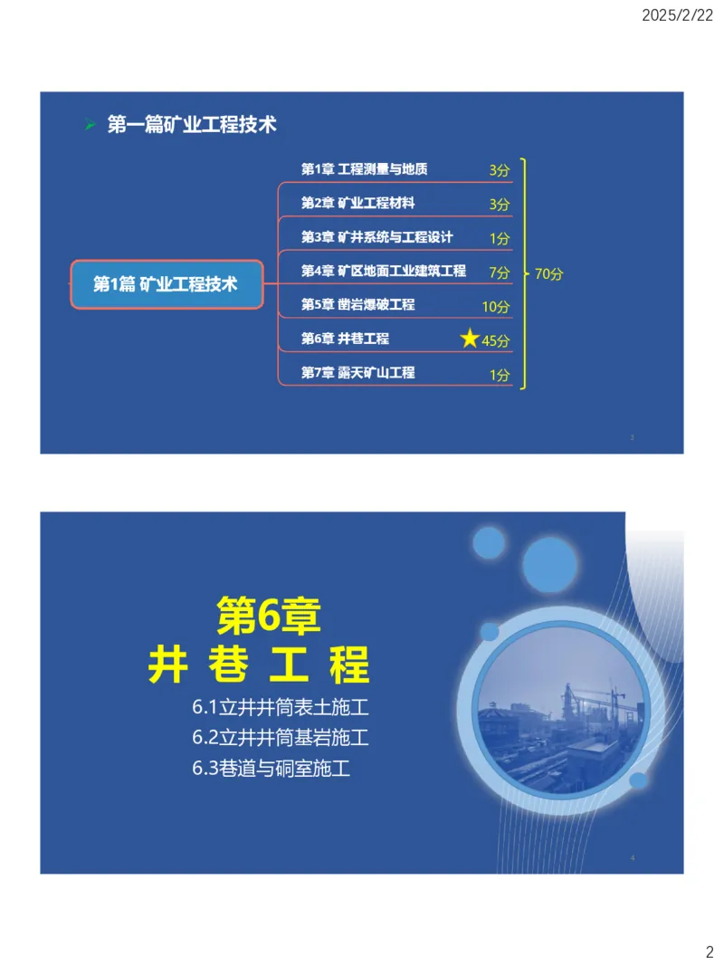 06、一建矿业第6章井巷工程_2026年一级建造师_2026年一建矿业_2025年一建矿业SVIP_02-基础精讲✿高端面授✿深度强化_15-矿业《自营全系班》大海SMR_讲义