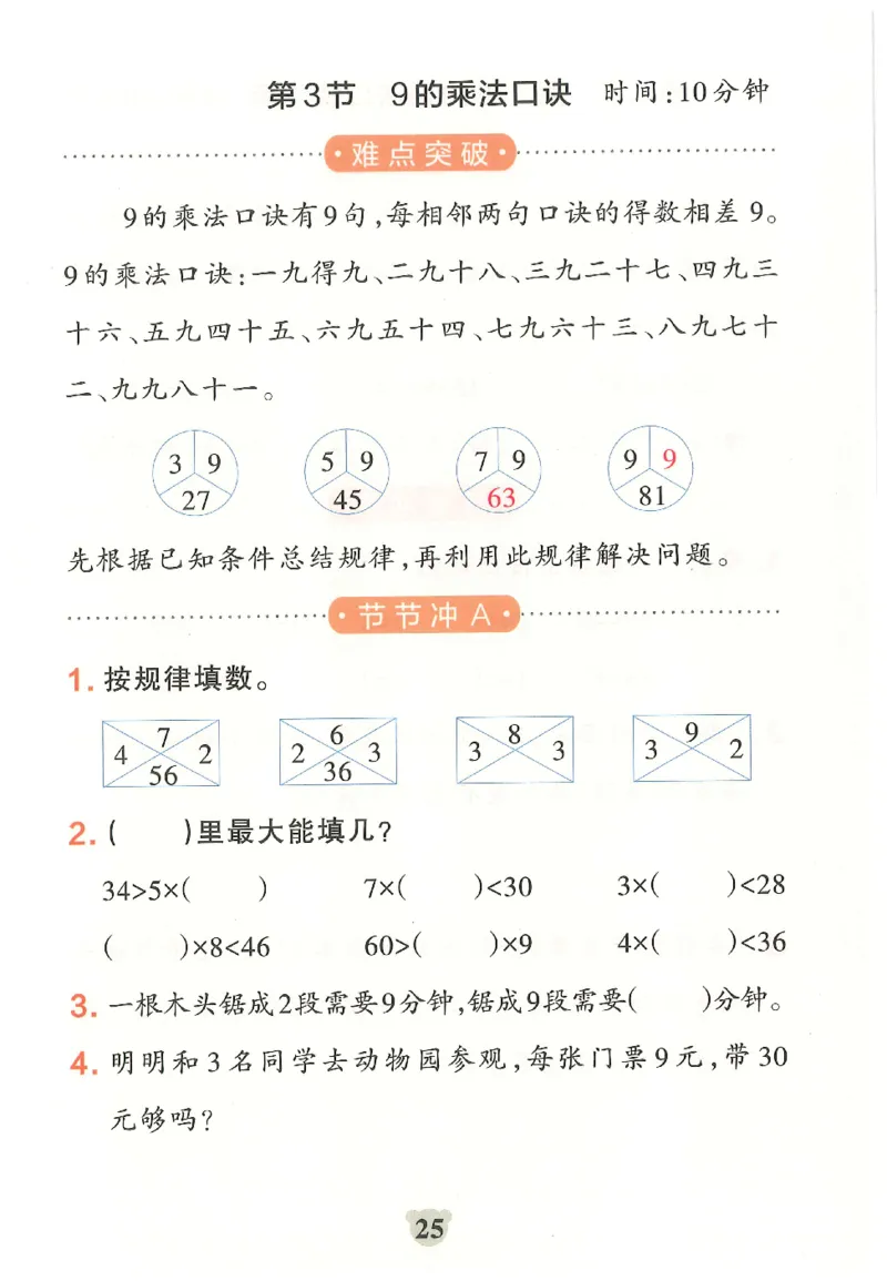 25秋《学霸冲A卷》2年级上册数学人教版提优训练_25秋《小学学霸冲A卷》数学人教版1-6_25秋《小学学霸冲A卷》数学RJ2上