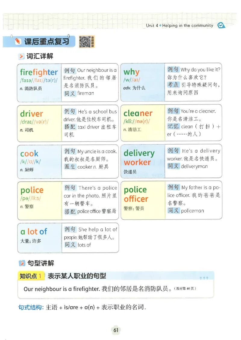 25秋时光学英语课本比较人教pep-4年级上册