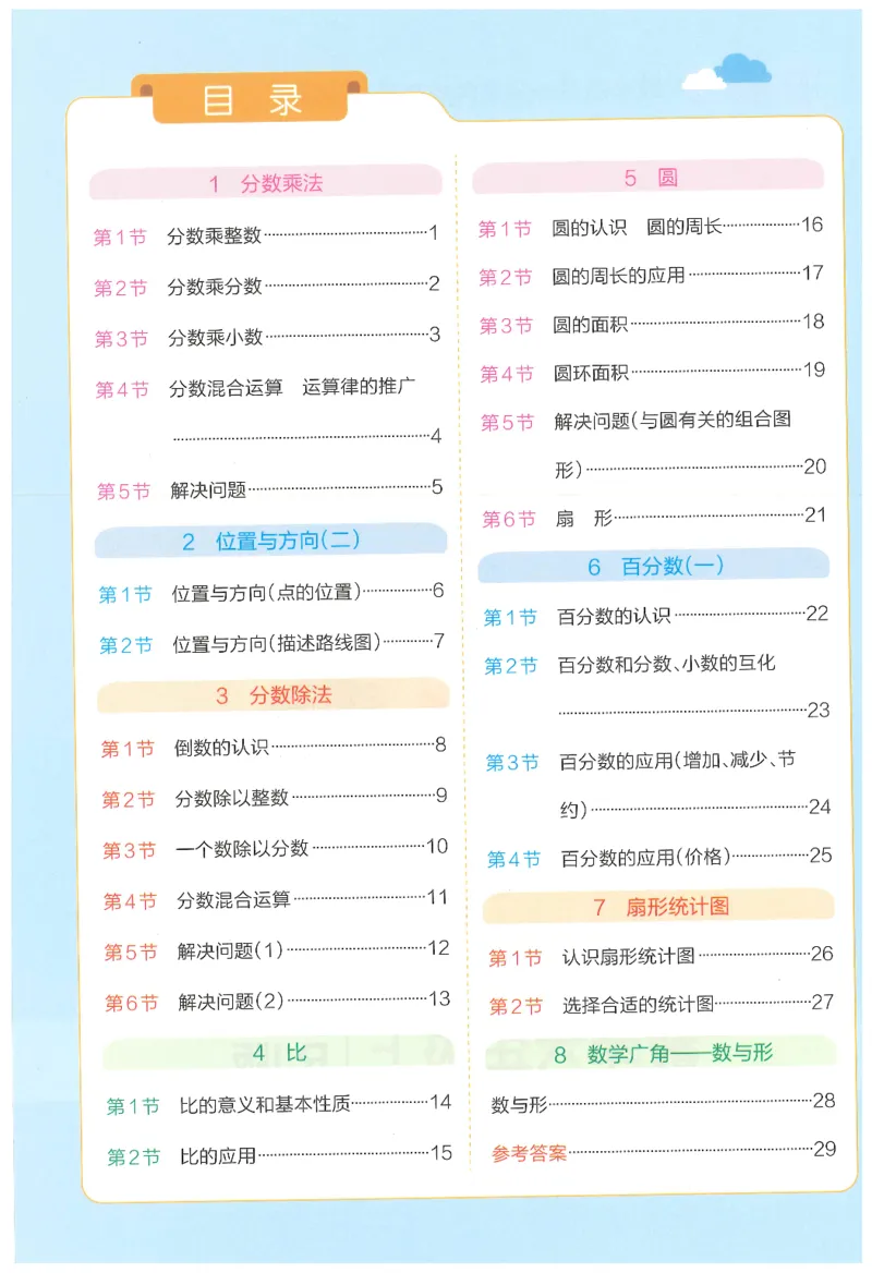 25秋《学霸冲A卷》6年级上册数学人教版提优训练_25秋《小学学霸冲A卷》数学人教版1-6_25秋《小学学霸冲A卷》数学RJ6上