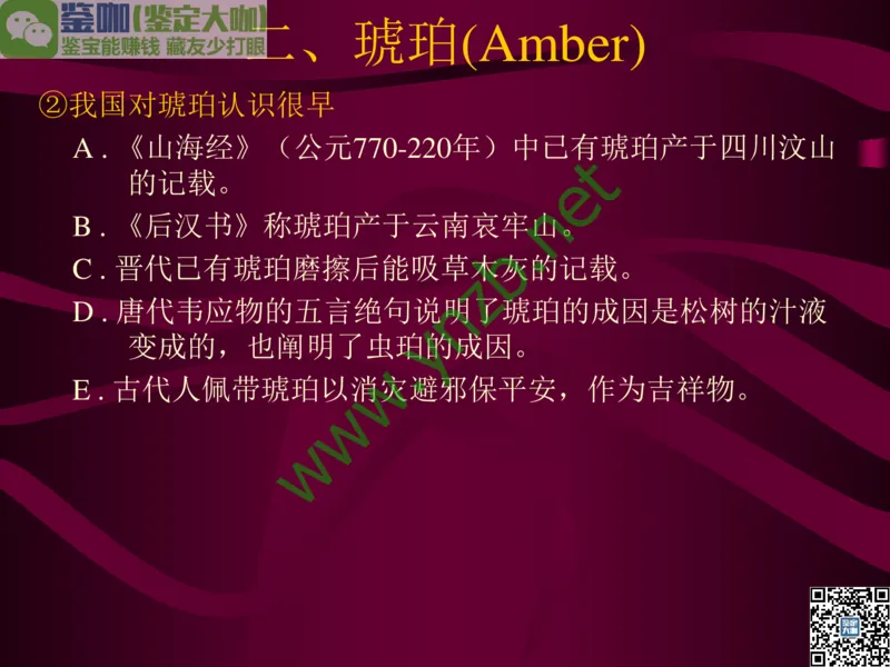 第12讲：自然历史中的生命瑰宝：有机宝石(珊瑚、琥珀、象牙等)_X018-玉石珠宝鉴定教程最新合集_3、珠宝玉石鉴赏学习资料合集_珠宝玉石大学培训讲座教材