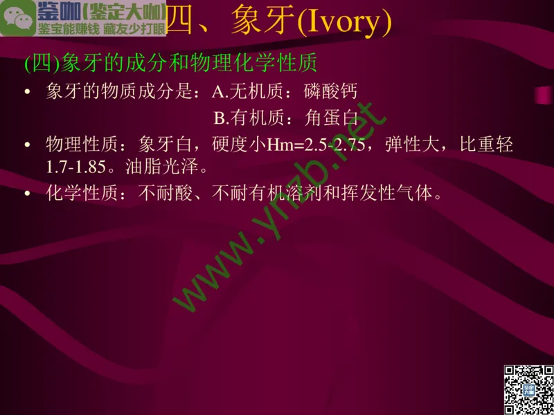 第12讲：自然历史中的生命瑰宝：有机宝石(珊瑚、琥珀、象牙等)_X018-玉石珠宝鉴定教程最新合集_3、珠宝玉石鉴赏学习资料合集_珠宝玉石大学培训讲座教材