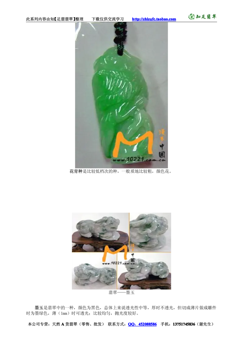 翡翠入门-翡翠种色图解_X018-玉石珠宝鉴定教程最新合集_8、玉石翡翠鉴定与投资电子资料