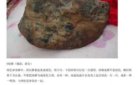 癣的表现及对色的影响_X018-玉石珠宝鉴定教程最新合集_8、玉石翡翠鉴定与投资电子资料