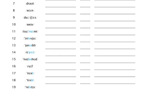 2026春人教版英语八下Unit5看音标默单词_初中英语新版_最新人教版英语八年级下册_2026春新人教版八下（更新中）_04单词背诵默写8个表（全）