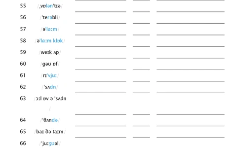 2026春人教版英语八下Unit5看音标默单词_初中英语新版_最新人教版英语八年级下册_2026春新人教版八下（更新中）_04单词背诵默写8个表（全）