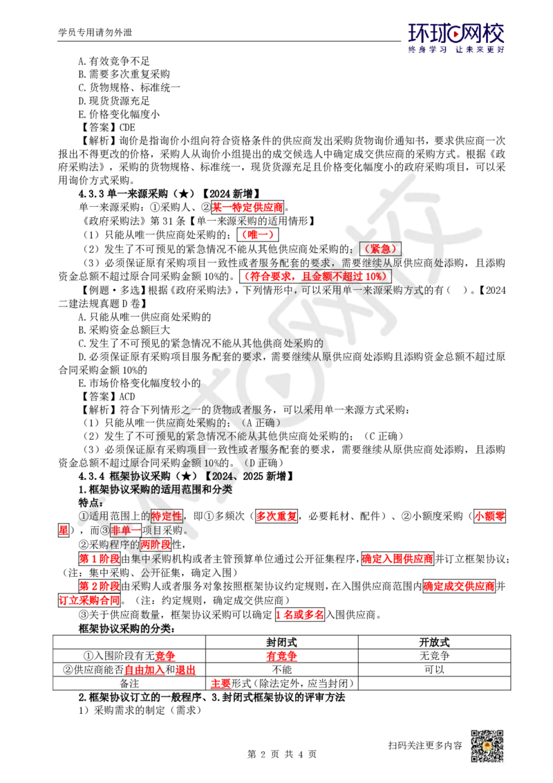22.第20讲-43非招标采购制度_2026年一建法规_2025年一建法规SVIP_02-基础精讲✿高端面授✿深度强化_21-法规《考点精讲班》王丽雪、安国庆HQ_王丽雪