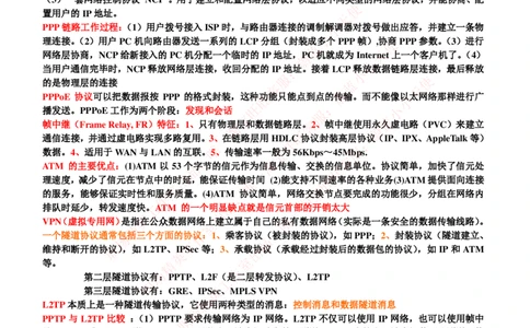 通信类-宽带网接入技术知识点整理_三桶油_中国石油_中石油笔试_笔试。！_7-专业测试部分（仅需看自己专业即可）_3.14通信类