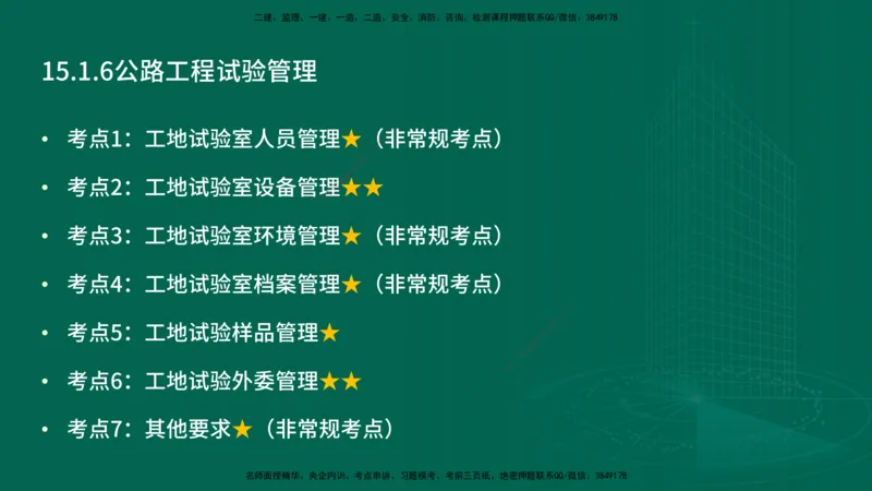 25年一建《公路实务》精讲第15章讲义在线版_2026年一级建造师_2026年一建公路_2025年一建公路SVIP_02-基础精讲✿高端面授✿深度强化_21-公路《教材精讲班》邓老师YL