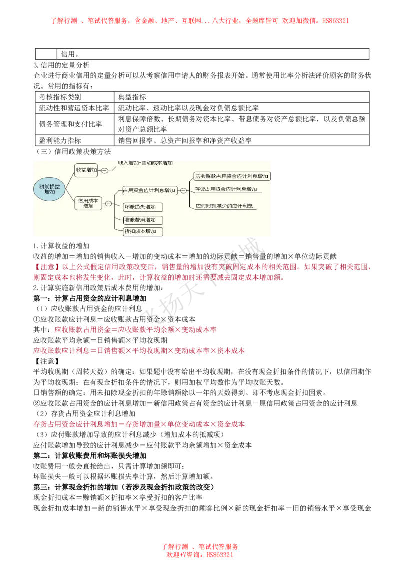 财务管理知识高频考点复习讲义_2025春招题库汇总_八大题库-1_04八大汇总_致同_会计专项-专业能力专业知识点讲义整理