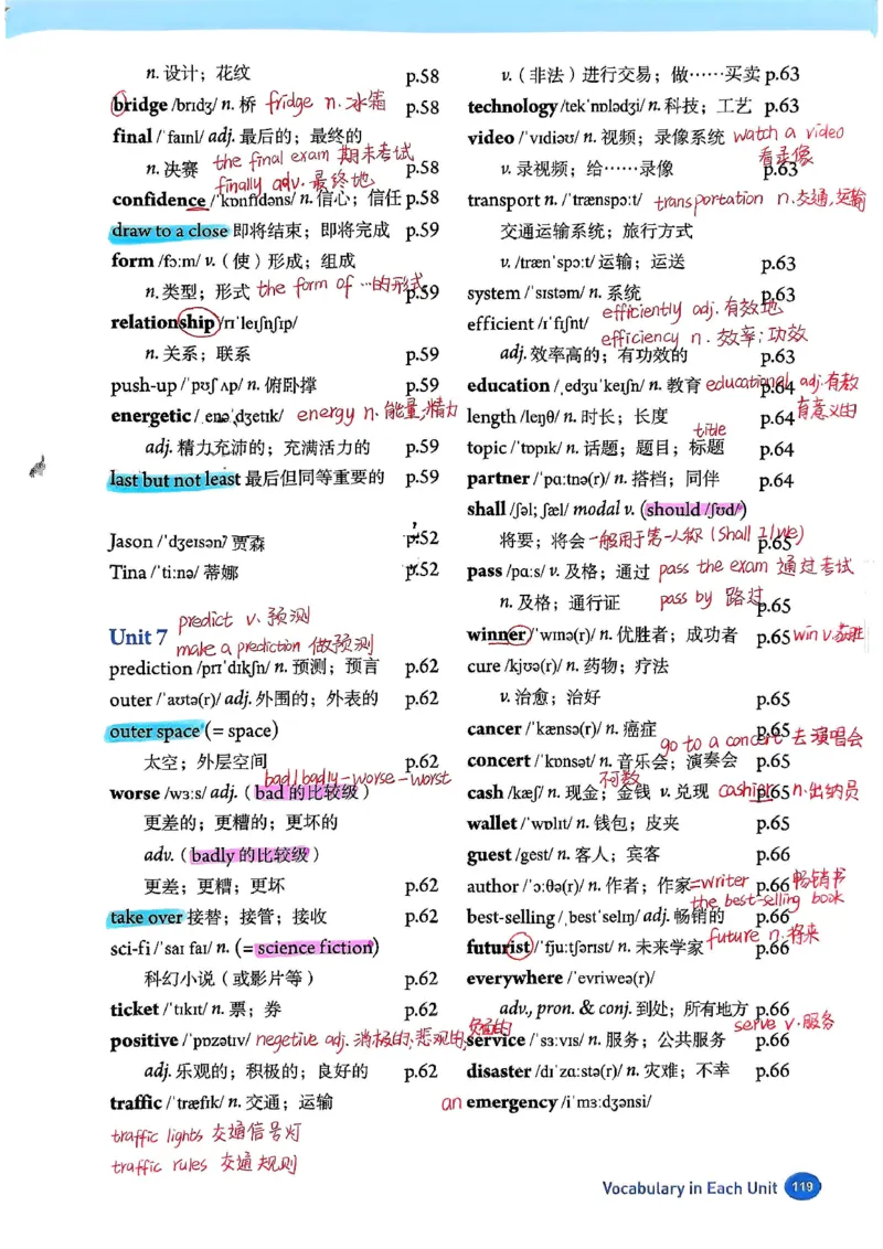 2025秋八上英语手写笔记-1_初中英语新版_最新人教版英语八年级上册_新版_初中英语8上新更新第三套可选择_07课堂笔记