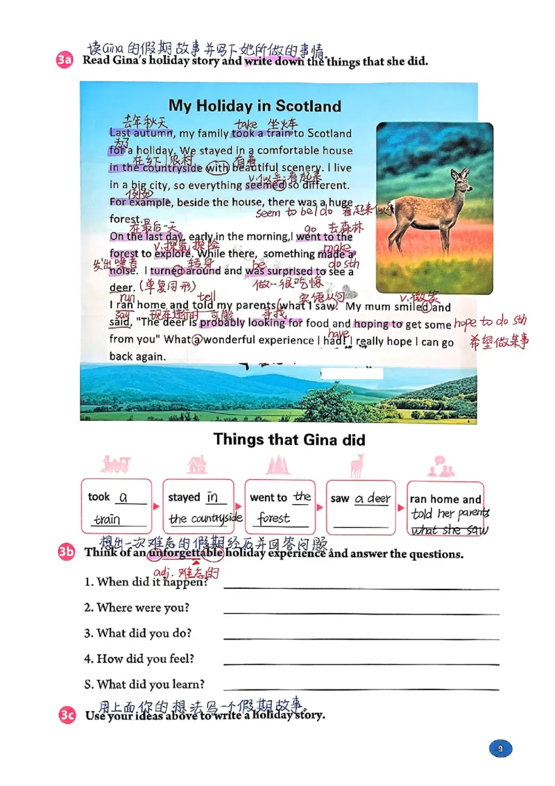 2025秋八上英语手写笔记-1_初中英语新版_最新人教版英语八年级上册_新版_初中英语8上新更新第三套可选择_07课堂笔记