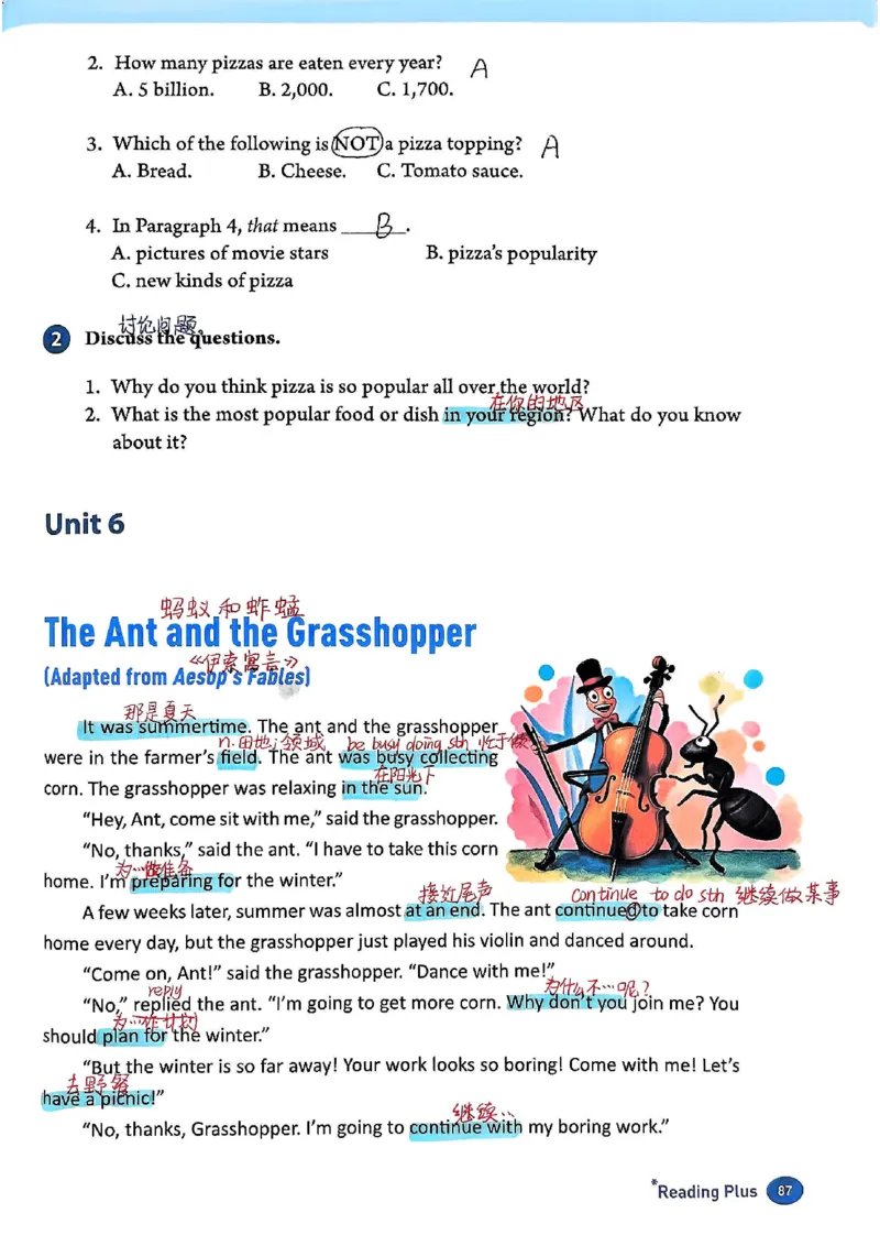 2025秋八上英语手写笔记-1_初中英语新版_最新人教版英语八年级上册_新版_初中英语8上新更新第三套可选择_07课堂笔记