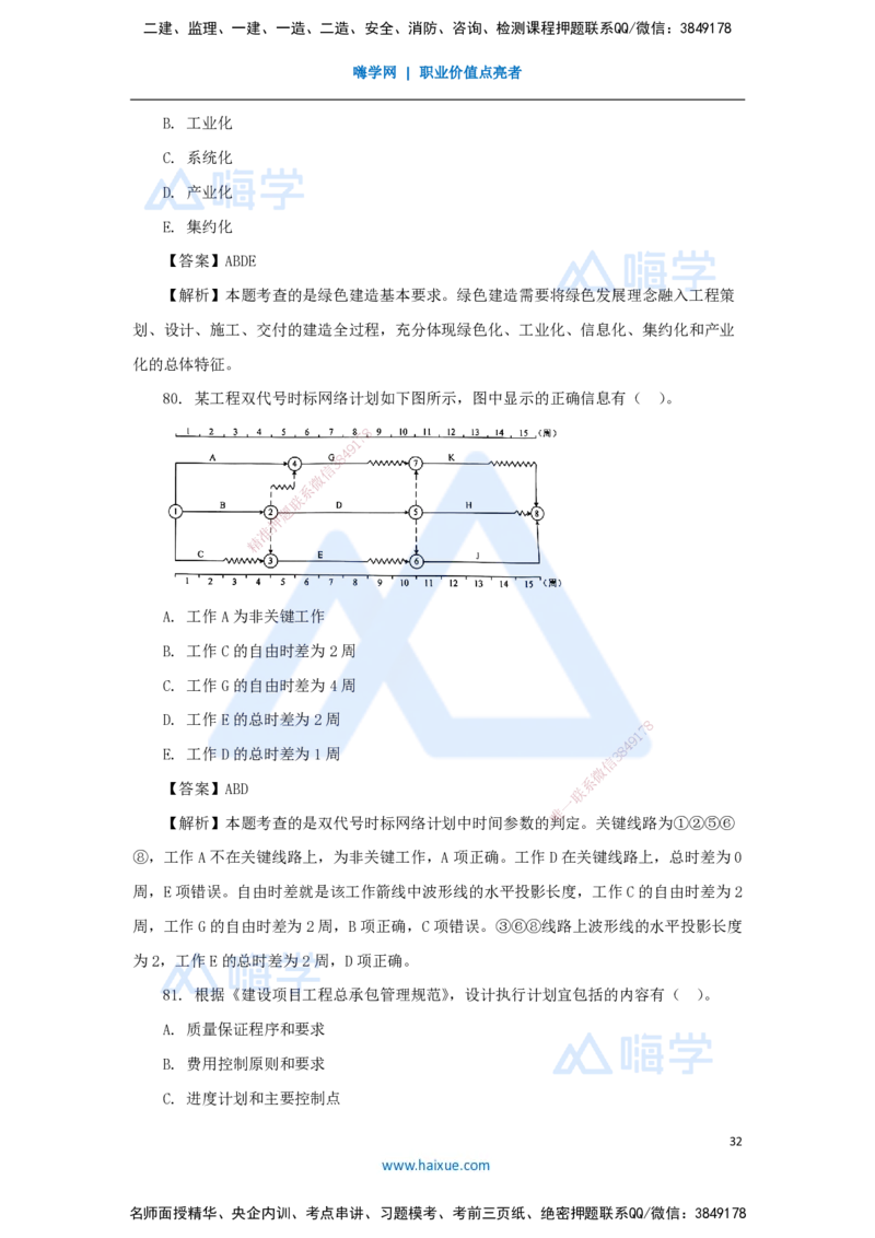 01.2025王晓丹-五年真题解析-2024年真题_2026年一级建造师_2026年一建管理_2025年一建管理SVIP_03-习题精析✿实战特训✿模考通关_02-管理《五年真题解析》王晓丹HX_讲义