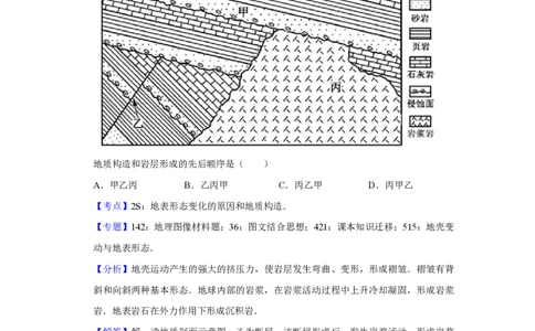 2017年高考地理试卷（江苏）（解析卷）_地理历年高考真题_新&middot;PDF版2008-2025&middot;高考地理真题_地理（按试卷类型分类）2008-2025_自主命题卷&middot;地理（2008-2025）
