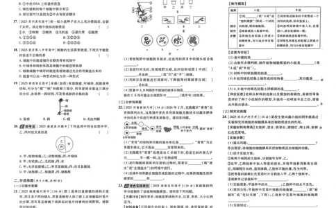 2026初中上分卷生物7年级上册_2026版初中《必刷题上分卷》7年级上册（7科全套）_2026《初中上分卷&bull;生物》7上（人教版）