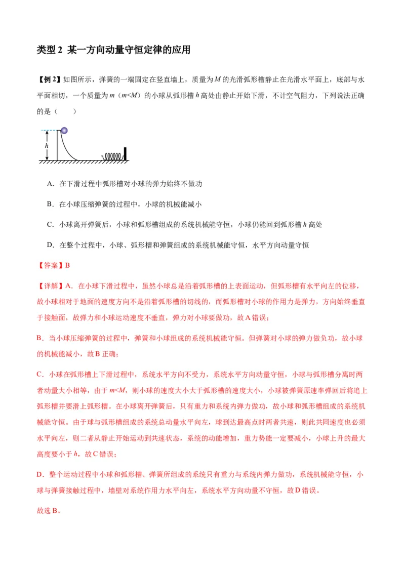 专题15动量守恒定律及其应用（解析版）_2025高中物理模型方法技巧高三复习专题练习讲义_新版高考物理模型与方法