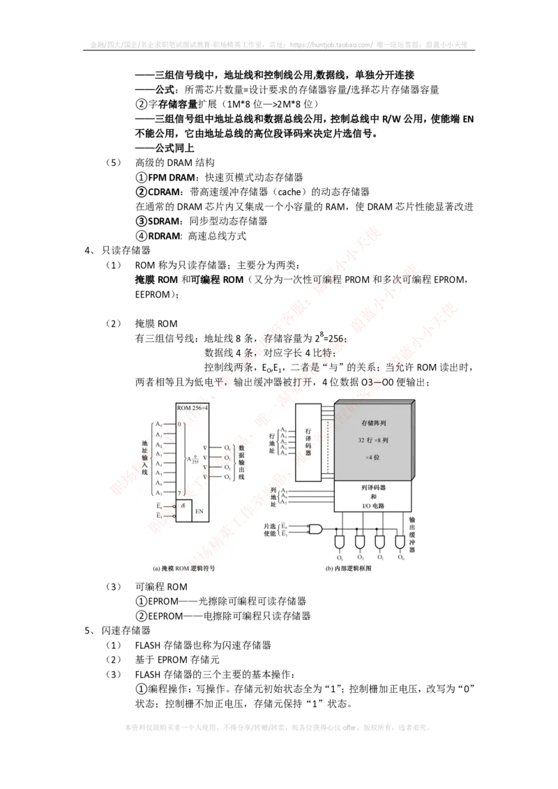 计算机类-计算机组成与体系结构总结_2025春招题库汇总_国企题库_国家能源_20230827_151217_2-国家能源集团2023招聘笔试完整知识点（专业知识部分）_计算机类
