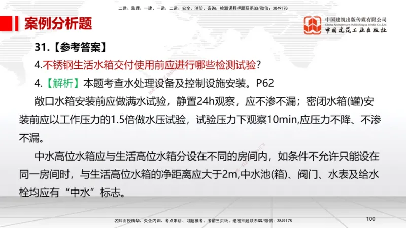 2025一建《机电》考前小灶直播课（卷二）2_2026年一级建造师_2026年一建机电_2025年一建机电SVIP_04-冲刺串讲✿考点强化✿小灶集训_75-机电《考前小灶直播》闫娜JGS_讲义