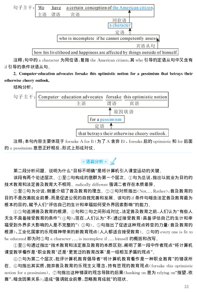 1999年考研英语真题解析_❤️1.1980-2009年考研英语真题及解析(英语一二通用）_02、解析部分_详细版