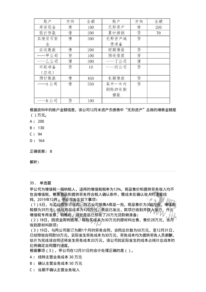 0-2020年军队文职招聘考试《会计学》真题-325713_军队文职(1)_01.军队文职真题-专业课_（全）版本一（历年真题+章节练习+模拟题）_会计学(军队文职)_历年真题_题目+解析