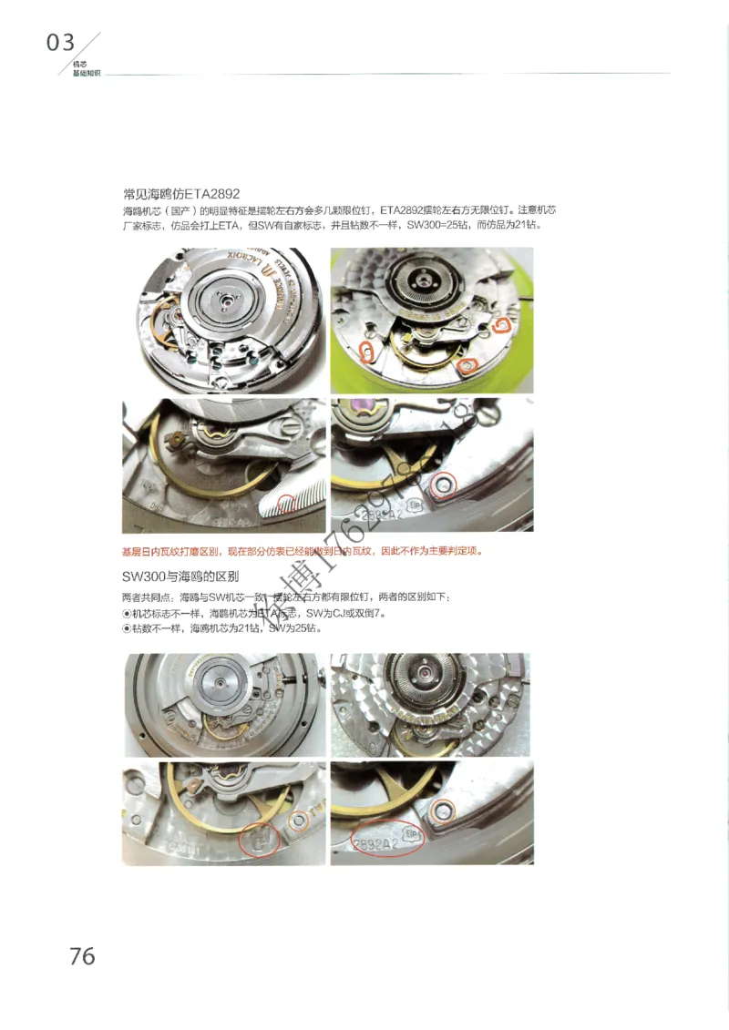 奢侈品名表_X017-奢侈品鉴定教程最新合集_5、寄卖行鉴定全套手册合集6套_手表鉴定资料