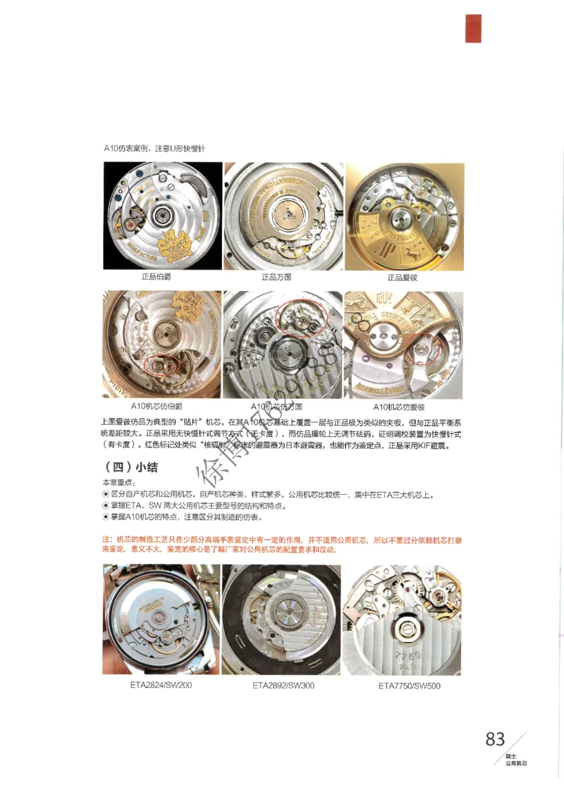 奢侈品名表_X017-奢侈品鉴定教程最新合集_5、寄卖行鉴定全套手册合集6套_手表鉴定资料