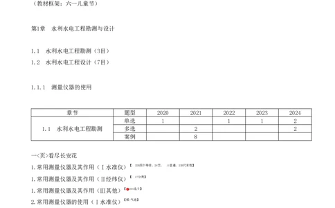 01-第一篇-第1章-水利水电工程勘测与设计（一）_2026年一级建造师_2026年一建水利_2025年一建水利SVIP_04-冲刺串讲✿考点强化✿小灶集训_01-水利《冲刺串讲班》李想XSW推荐