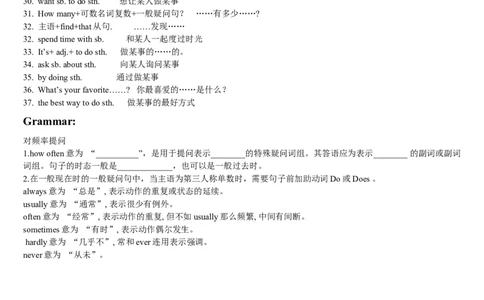 05.八年级英语上册全册短语复习_初中英语新版_最新人教版英语八年级上册_老版（含有参考价值）_06复习+知识梳理+工作计划总结人教版初中英语八上（多版本）易提分旗舰店