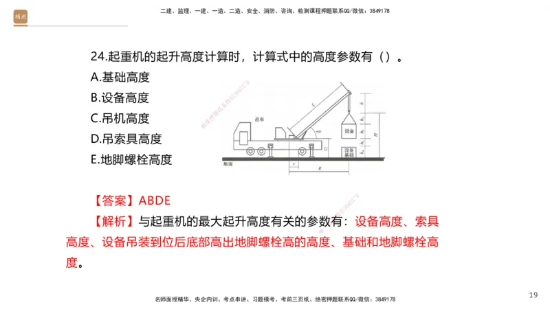 01.2025石莉-案例速通-机电实务1（带练）_2026年一级建造师_2026年一建机电_2025年一建机电SVIP_04-冲刺串讲✿考点强化✿小灶集训_07-机电《案例速通带练》石莉HX_讲义