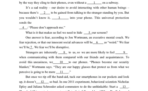 2015年考研英语二真题(1)_❤️2.2010-2024年考研英语二真题及解析_01、真题部分_WORD版本