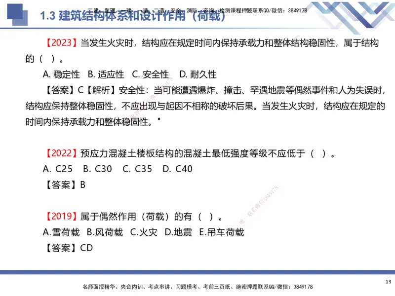01.2025武炎-考前强化直播-建筑实务1_2026年一级建造师_2026年一建建筑_2025年一建建筑SVIP_04-冲刺串讲✿考点强化✿小灶集训_58-建筑《考前强化直播》武炎HX_讲义