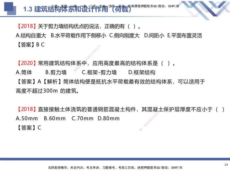 01.2025武炎-考前强化直播-建筑实务1_2026年一级建造师_2026年一建建筑_2025年一建建筑SVIP_04-冲刺串讲✿考点强化✿小灶集训_58-建筑《考前强化直播》武炎HX_讲义
