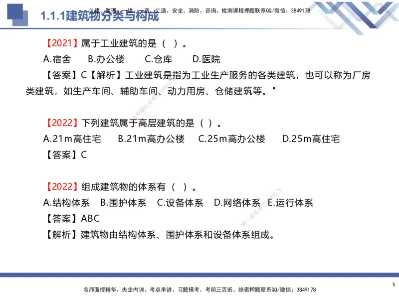 01.2025武炎-考前强化直播-建筑实务1_2026年一级建造师_2026年一建建筑_2025年一建建筑SVIP_04-冲刺串讲✿考点强化✿小灶集训_58-建筑《考前强化直播》武炎HX_讲义