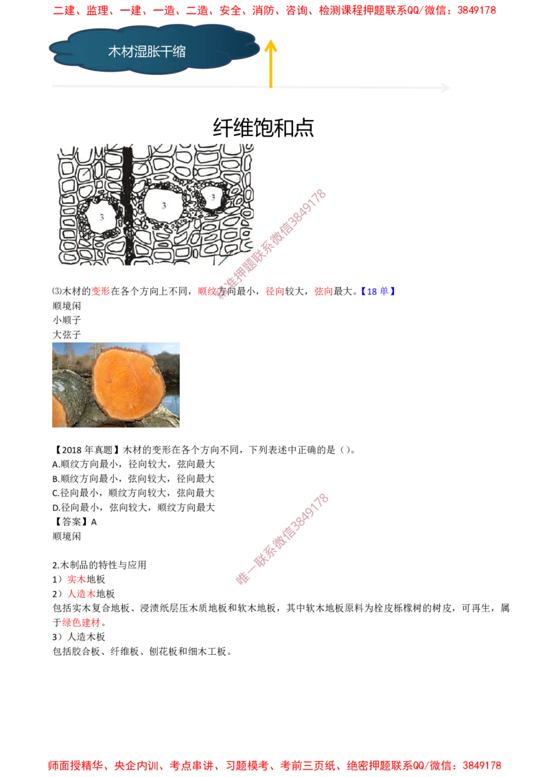 08.19-第1篇-第2章-2.2.1-饰面板材（砖）和陶瓷的特性和应用-2.2.2-木材和木制品的特性和应用_2026年一级建造师_2026年一建建筑_2025年一建建筑SVIP_02-基础精讲✿高端面授✿深度强化