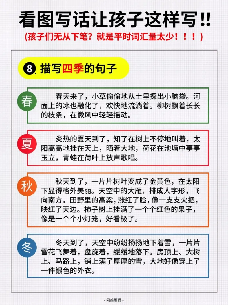 1_看图写话词汇量汇总_幼小语数英专项资料_幼小语文专项